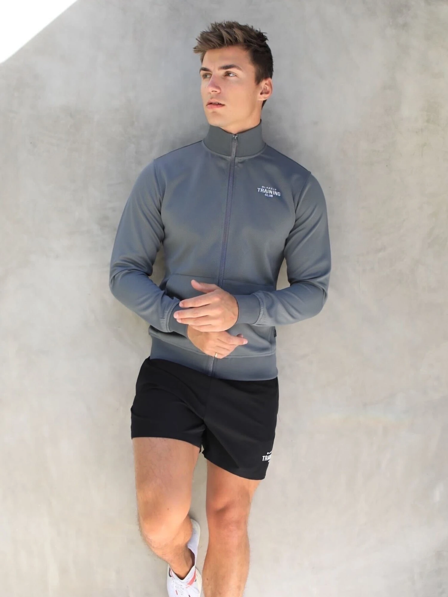 Full Zip Training Jacket - Charcoal 4 Full Zip Training Jacket - Charcoal - Image 2