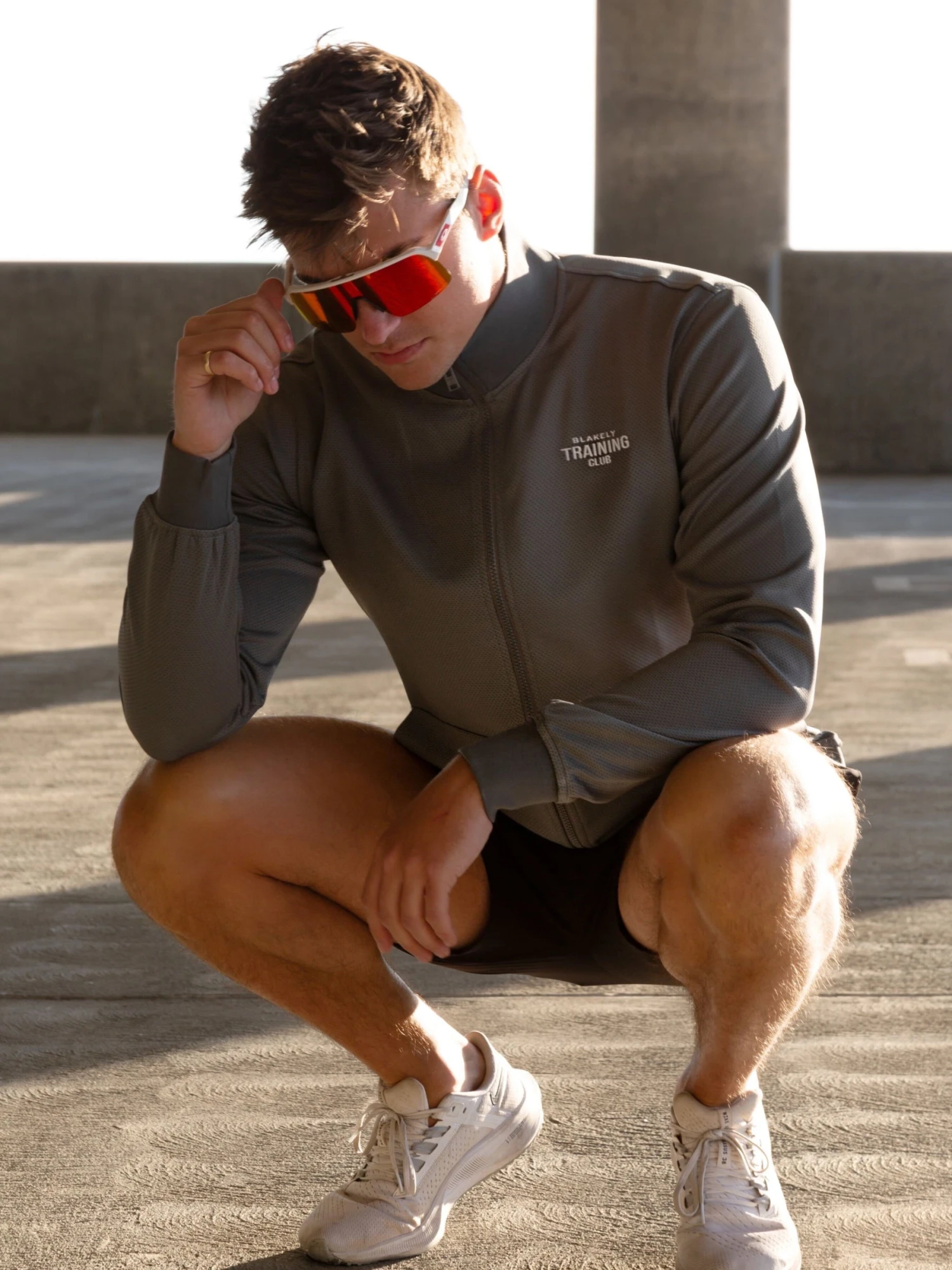 Full Zip Training Jacket - Charcoal 6 Full Zip Training Jacket - Charcoal - Image 4