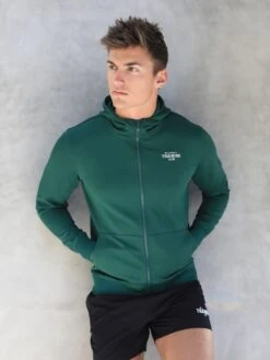 Full Zip Training Hoodie - Dark Green -Cheap Clothing Store 2891Green 05D