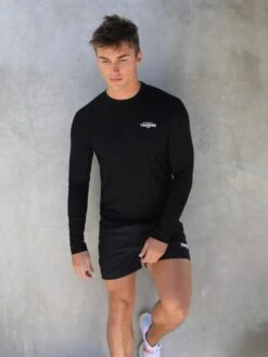 Long Sleeve Training T-Shirt - Black -Cheap Clothing Store 2896Black 04D