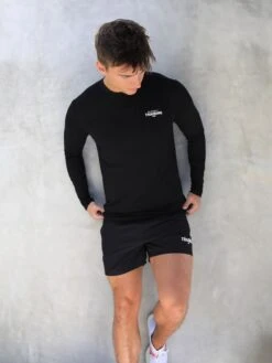 Long Sleeve Training T-Shirt - Black -Cheap Clothing Store 2896Black 05D