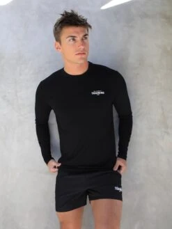 Long Sleeve Training T-Shirt - Black -Cheap Clothing Store 2896Black 06D