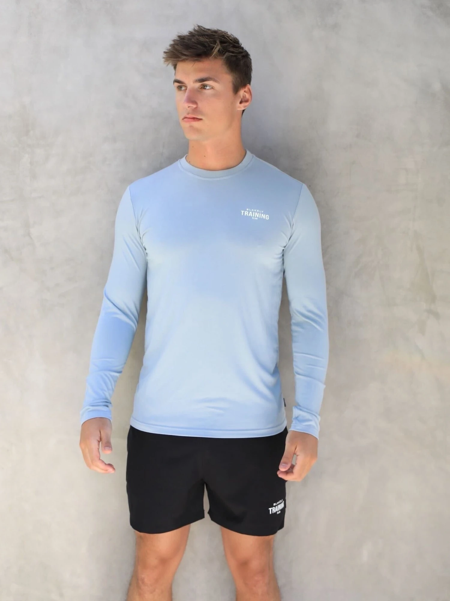Long Sleeve Training T-Shirt - Light Blue 7 Long Sleeve Training T-Shirt - Light Blue - Image 5