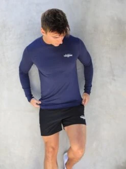 Long Sleeve Training T-Shirt - Navy -Cheap Clothing Store 2896Navy 04D