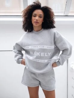 Serena Oversized Jumper - Marl Grey -Cheap Clothing Store 2923BMarlGrey 04LEADD