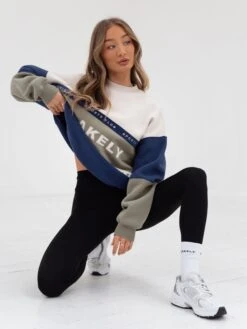 Alpine Oversized Jumper - Olive -Cheap Clothing Store 2923Olive 13D