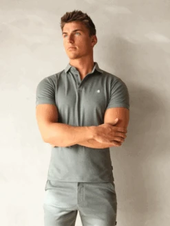 Sorrento Polo Shirt - Marl Blue -Cheap Clothing Store 2930MarlBlue 01