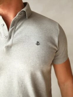 Sorrento Polo Shirt - Marl Grey -Cheap Clothing Store 2930MarlGrey 06D