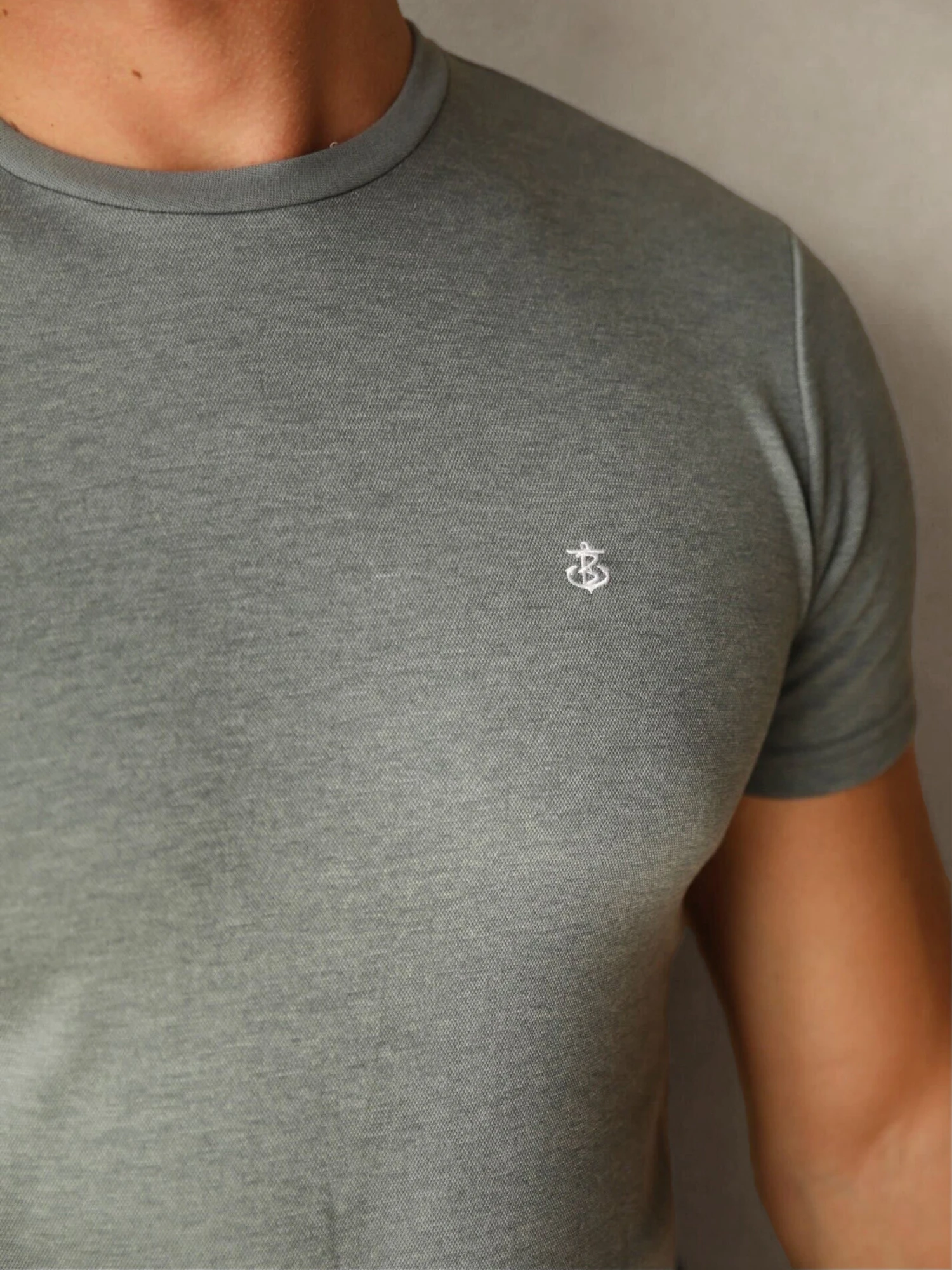 Sorrento T-Shirt - Marl Blue 8 Sorrento T-Shirt - Marl Blue - Image 6