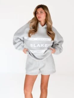 Serena Oversized Hoodie - Marl Grey -Cheap Clothing Store 2934BMarlGrey 02D