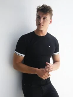 Paolo T-Shirt - Black 9 Paolo T-Shirt - Black -Cheap Clothing Store 2938Black 05D