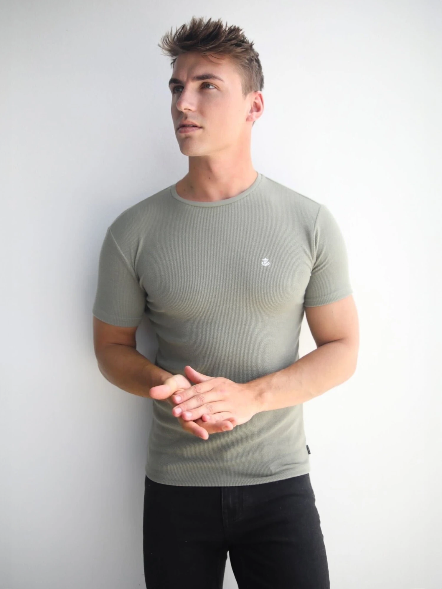 Pirlo T-Shirt - Sage Green 3 Pirlo T-Shirt - Sage Green