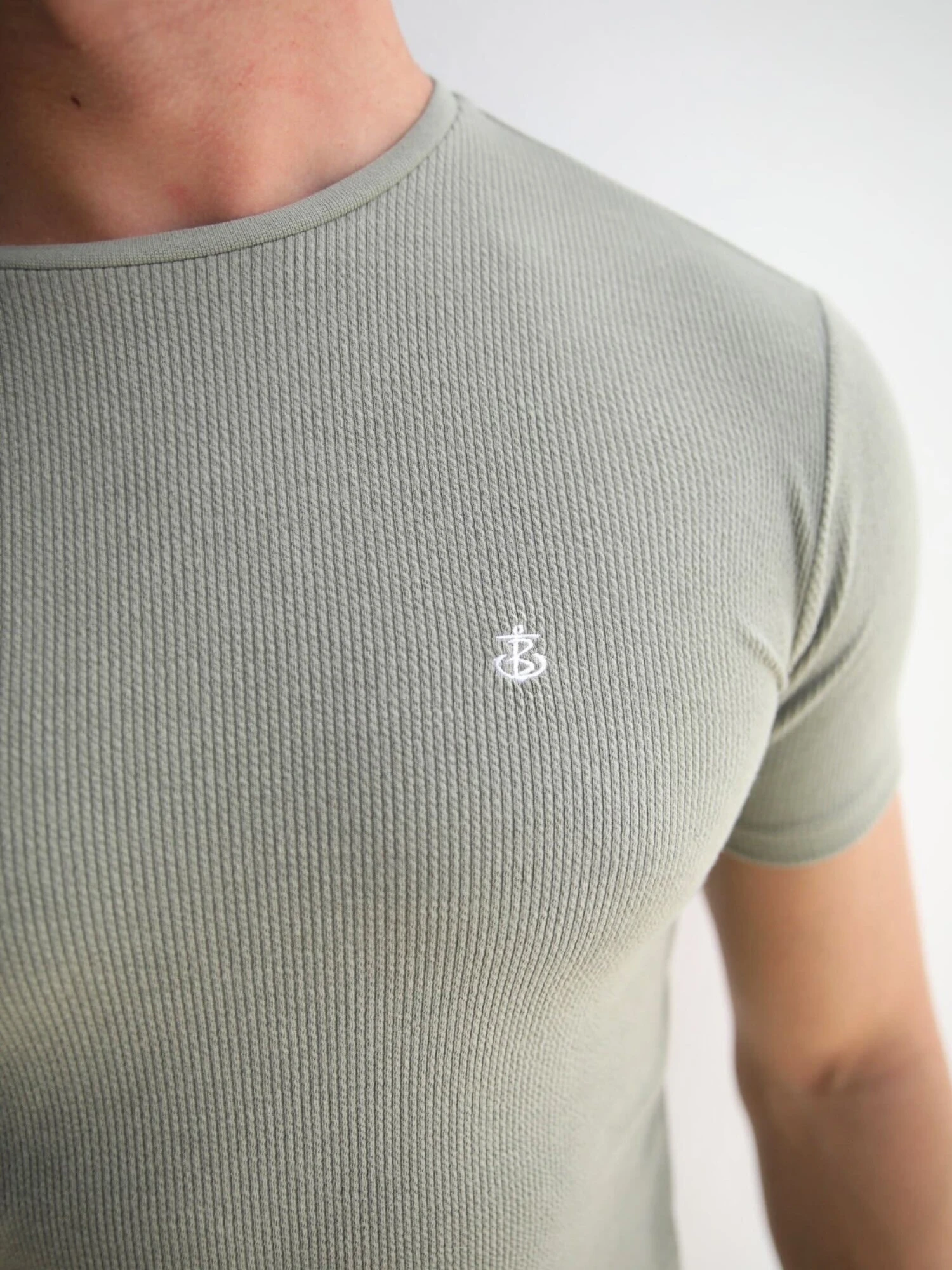 Pirlo T-Shirt - Sage Green 6 Pirlo T-Shirt - Sage Green - Image 4