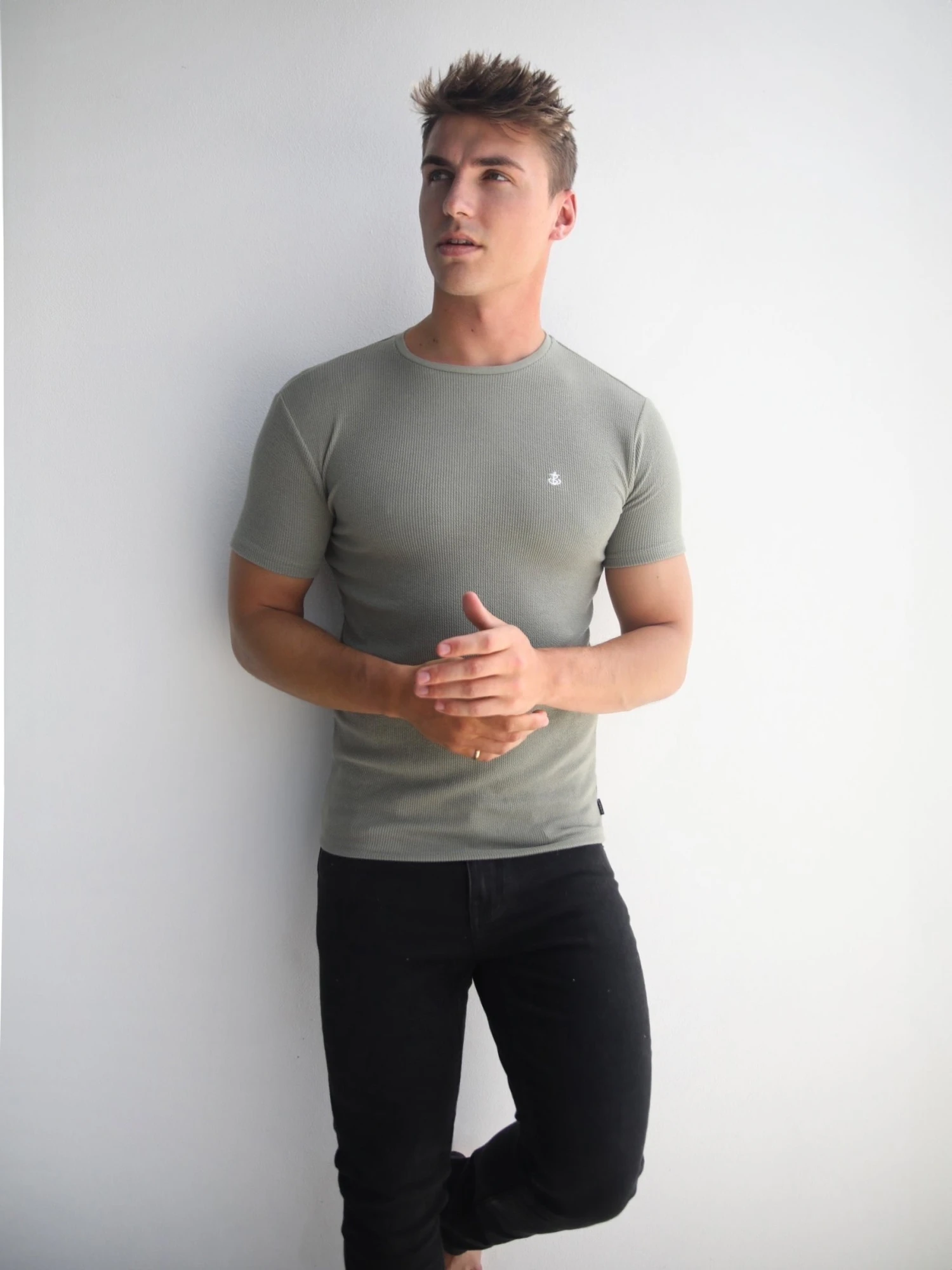 Pirlo T-Shirt - Sage Green 7 Pirlo T-Shirt - Sage Green - Image 5