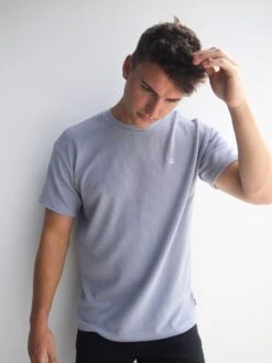 Matteo Relaxed T-Shirt - Dusty Blue -Cheap Clothing Store 2942Blue 03D