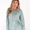 Camilla Shirt - Sage Green -Cheap Clothing Store 2964SageLEADD
