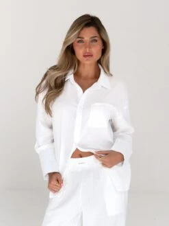 Camilla Shirt - White -Cheap Clothing Store 2964WhiteLeadD