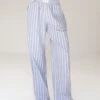 Elena Stripe Trousers - Blue -Cheap Clothing Store 2966BLUELEADD