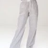 Elena Stripe Trousers - Light Brown