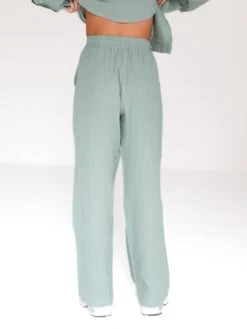 Camilla Trousers - Sage Green -Cheap Clothing Store 2966Sage 01D
