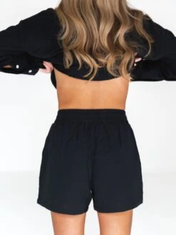 Camilla Shorts - Black -Cheap Clothing Store 2968Black 04D