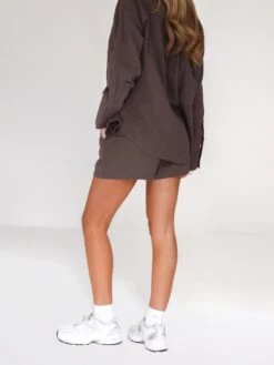Camilla Shorts - Mocha -Cheap Clothing Store 2968Brown 04D