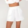 Camilla Shorts - White 1 Camilla Shorts - White -Cheap Clothing Store 2968WhiteLEADD