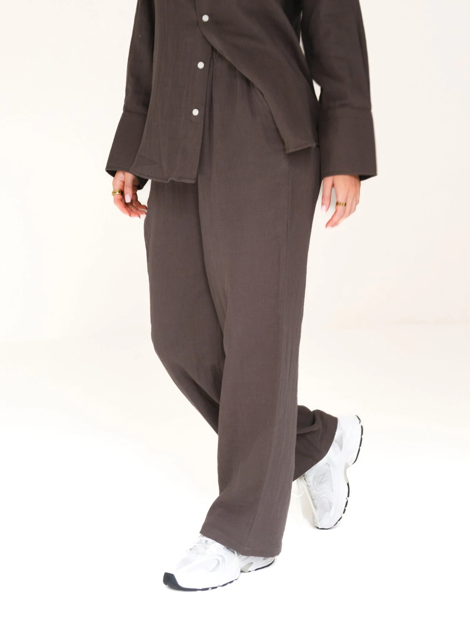 Camilla Trousers - Mocha 4 Camilla Trousers - Mocha - Image 2