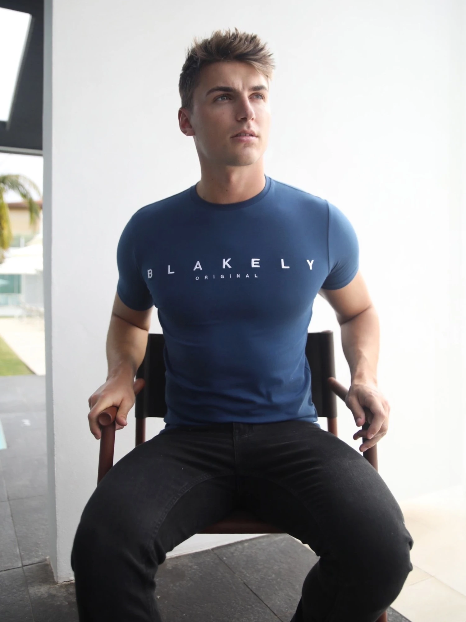 Easton T-Shirt - Royal Blue 6 Easton T-Shirt - Royal Blue - Image 4