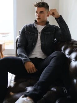 Soho Denim Jacket - Grey -Cheap Clothing Store 410Grey3D NewWebSize