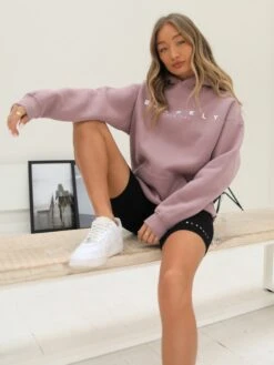 Composure Oversized Hoodie - Dusty Pink -Cheap Clothing Store 411EdustypinkD 4