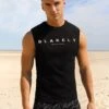 Roca Beach Sleeveless Tee - Black 2 Roca Beach Sleeveless Tee - Black -Cheap Clothing Store 554RocaBeach black leadD