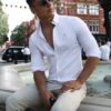 Aylsham Fitted Stretch Shirt - White -Cheap Clothing Store 595BAylshamLondon1D NewWebSize