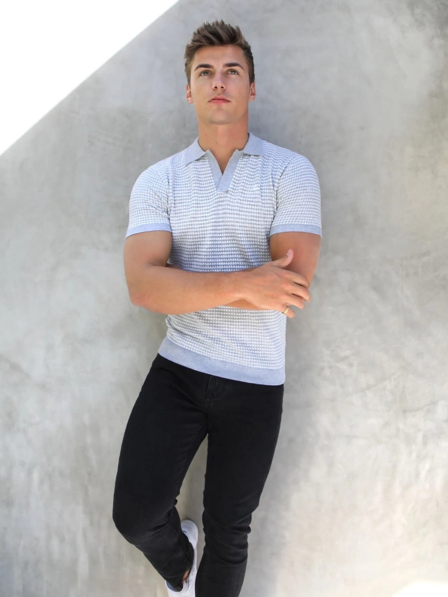 Huntington Polo - Grey 5 Huntington Polo - Grey - Image 3