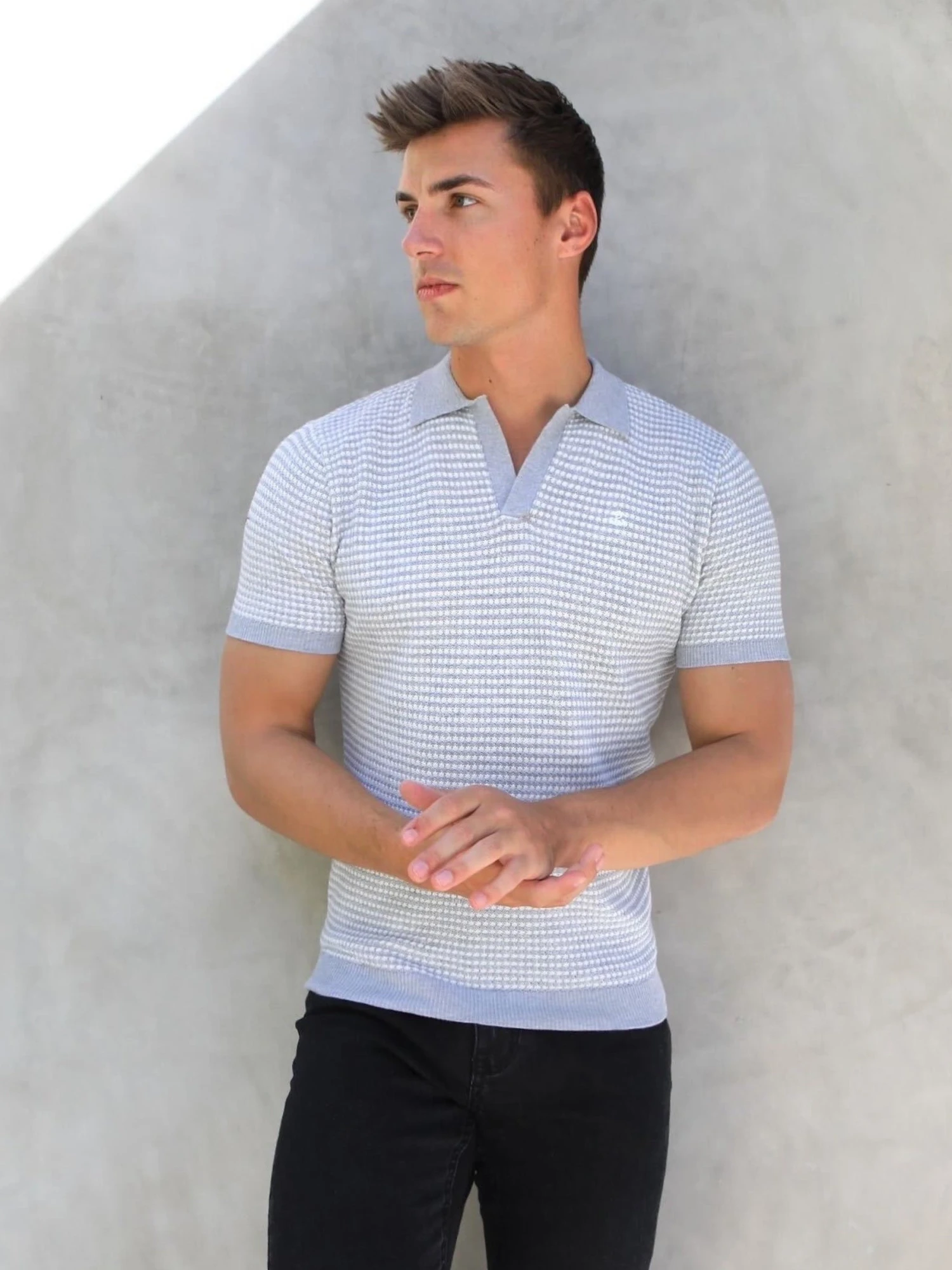 Huntington Polo - Grey 3 Huntington Polo - Grey