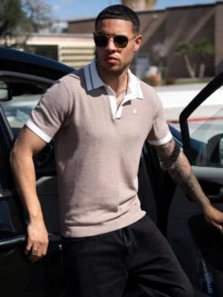 Irvine Polo - Beige -Cheap Clothing Store 6005Beige 01LEADD