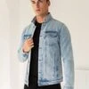 Brooklyn Denim Jacket - Blue 2 Brooklyn Denim Jacket - Blue -Cheap Clothing Store 832ABLUE