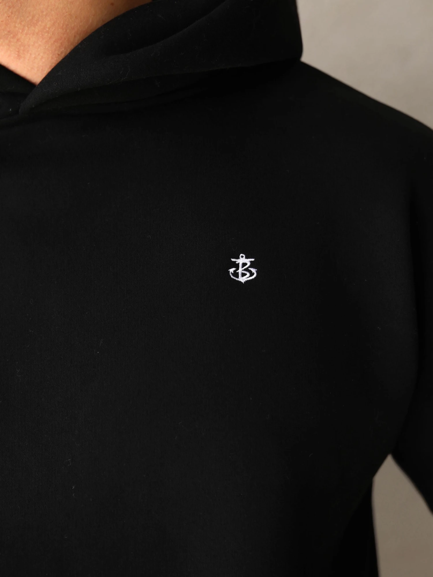 Anchor Relaxed Hoodie - Black 4 Anchor Relaxed Hoodie - Black - Image 2