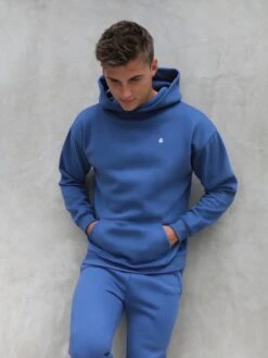 Anchor Relaxed Hoodie - Blue -Cheap Clothing Store 836ABlue04D