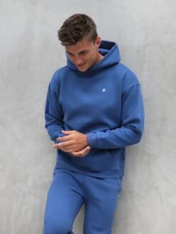 Anchor Relaxed Hoodie - Blue -Cheap Clothing Store 836ABlue05D