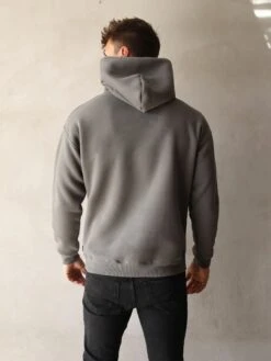 Anchor Relaxed Hoodie - Charcoal -Cheap Clothing Store 836AGrey 04D