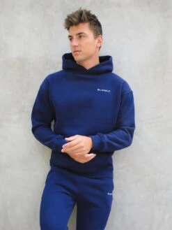 Series Relaxed Hoodie - Navy -Cheap Clothing Store 836AM Blue 01D