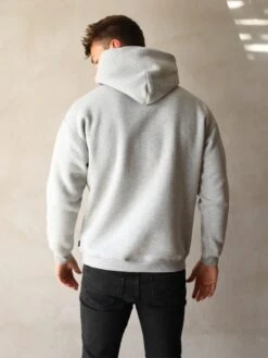 Anchor Relaxed Hoodie - Marl Grey 12 Anchor Relaxed Hoodie - Marl Grey -Cheap Clothing Store 836AMarlWhite 01D