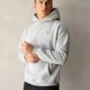 Anchor Relaxed Hoodie - Marl Grey -Cheap Clothing Store 836AMarlwhite 04LEADD