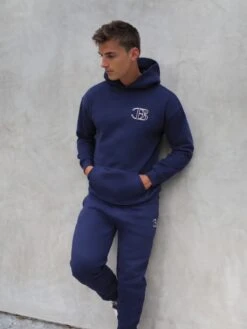 Initial Relaxed Hoodie - Dark Navy -Cheap Clothing Store 836CB2DARKNAVY05D