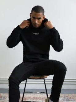 Statement Relaxed Hoodie - Black 10 Statement Relaxed Hoodie - Black -Cheap Clothing Store 836TBlack02D