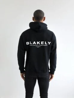 Statement Relaxed Hoodie - Black 11 Statement Relaxed Hoodie - Black -Cheap Clothing Store 836TBlack03D