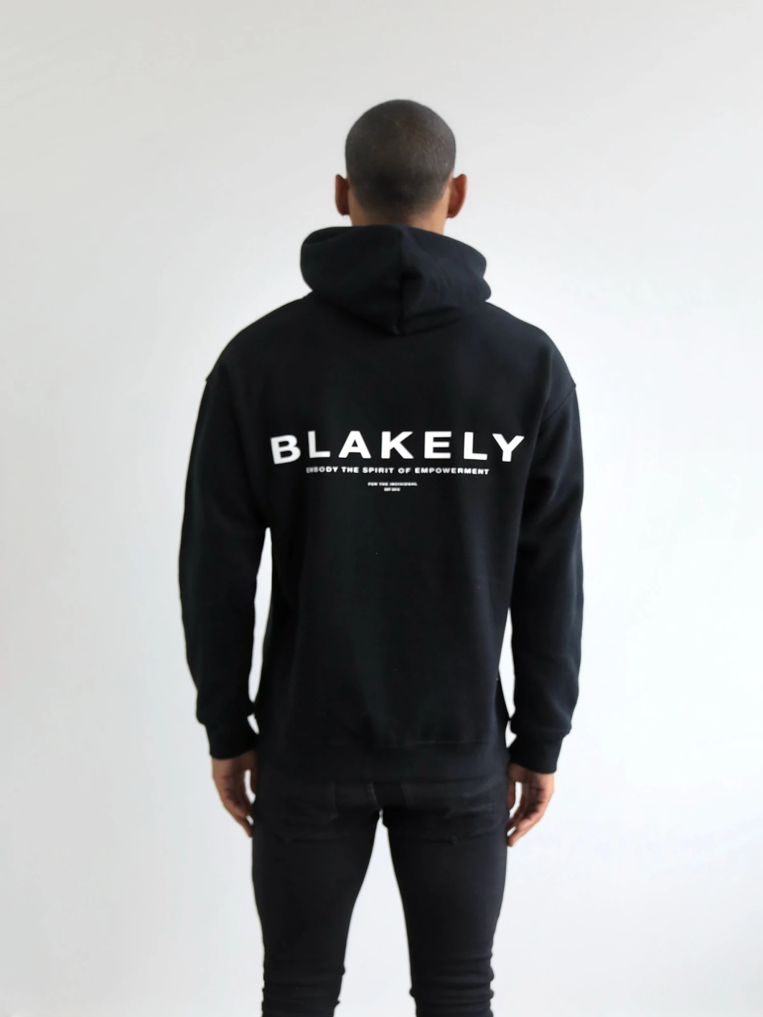 Statement Relaxed Hoodie - Black 6 Statement Relaxed Hoodie - Black - Image 4