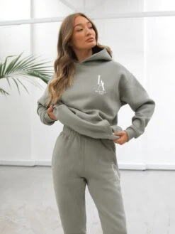 Studio Oversized Hoodie - Olive -Cheap Clothing Store 837LAOlive01D