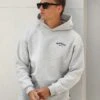 Heritage Relaxed Hoodie - Marl Grey -Cheap Clothing Store 837VM MARLGREY